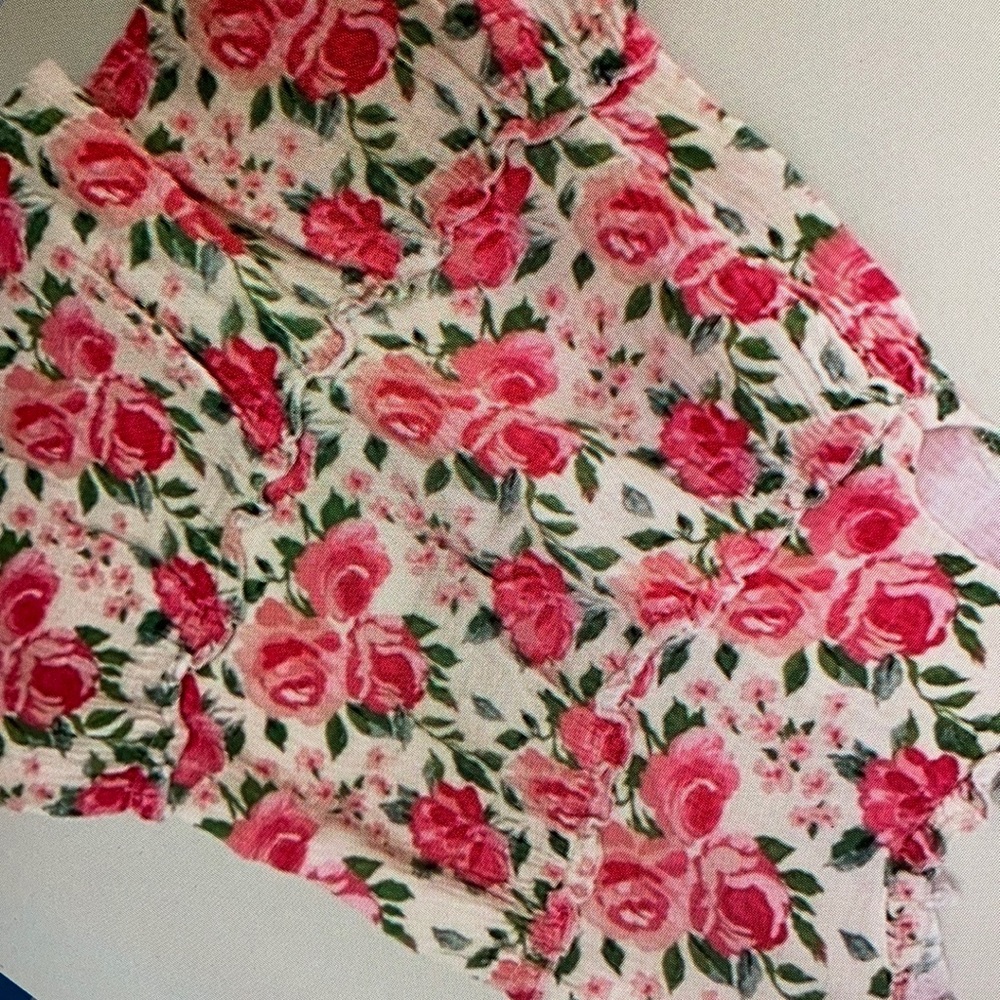 Girls great condition floral cute blouse
